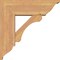 Ekena Millwork Legacy Traditional Smooth Bracket w/ Offset Brace, Western Red Cedar, 7 1/2"W x 22"D x 22"H BKT0806X22X22LEC01SWR - alternate 2